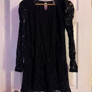 Charlotte Russe Black Lace Dress